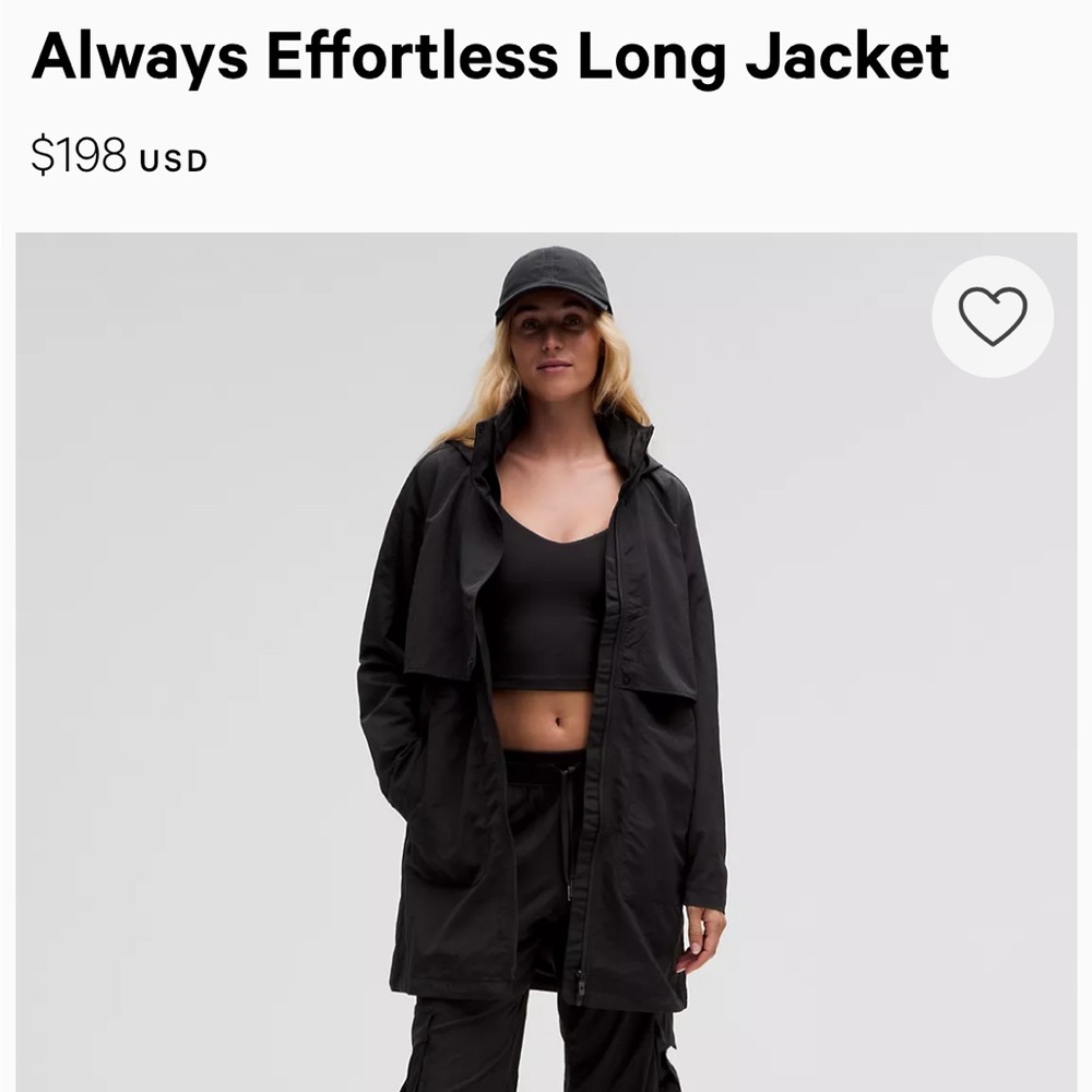 Always effortless long jacket